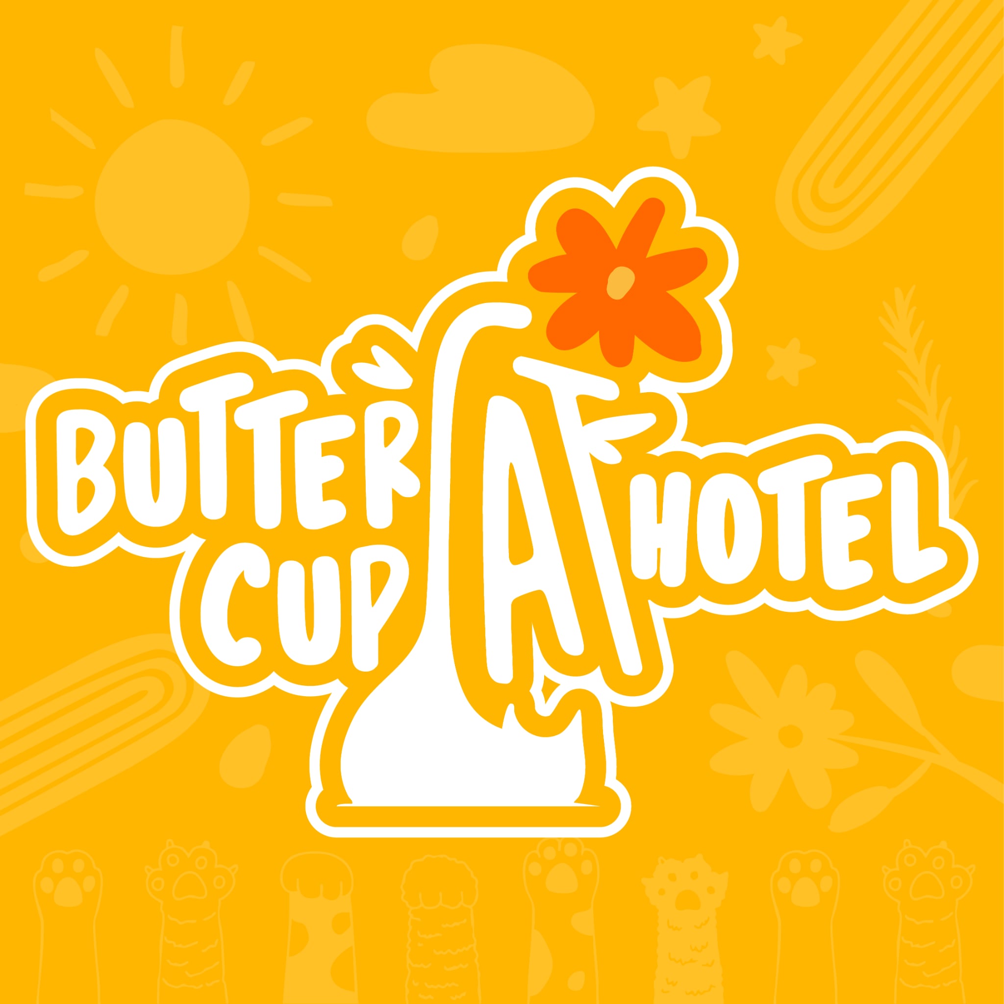 Buttercup Cat Hotel Logo